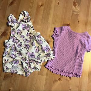 Wonder Nation Baby Girl two piece set - 3 to 6 months